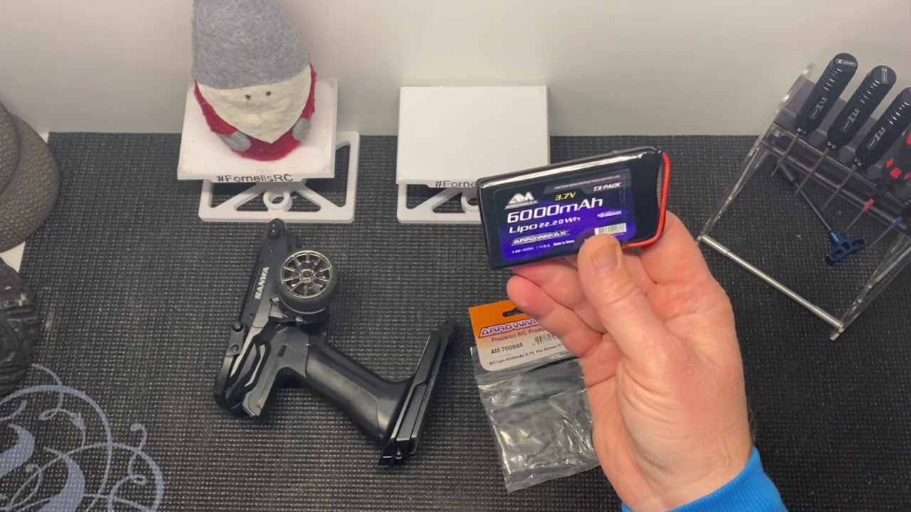 Unbox Arrowmax Lipo 6000 mAh 3.7V for Sanwa M17.
