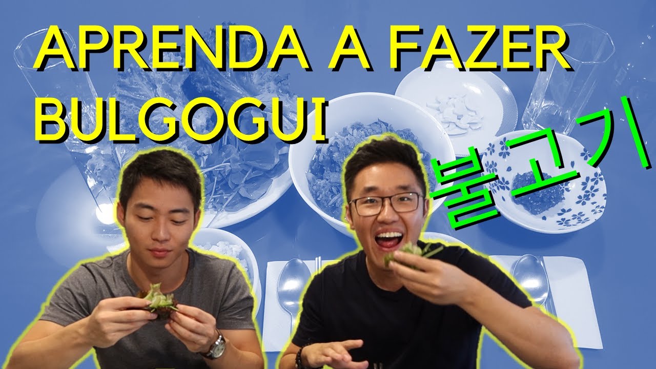 COMO FAZER BULGOGUI (불고기) | CULINÁRIA COREANA | COREANOS MIB