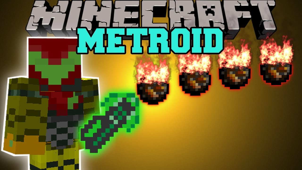Minecraft: METROID MOD (WORLD KILLER, POWER SUITS, BEAMS, & MORE!) Mod Showcase
