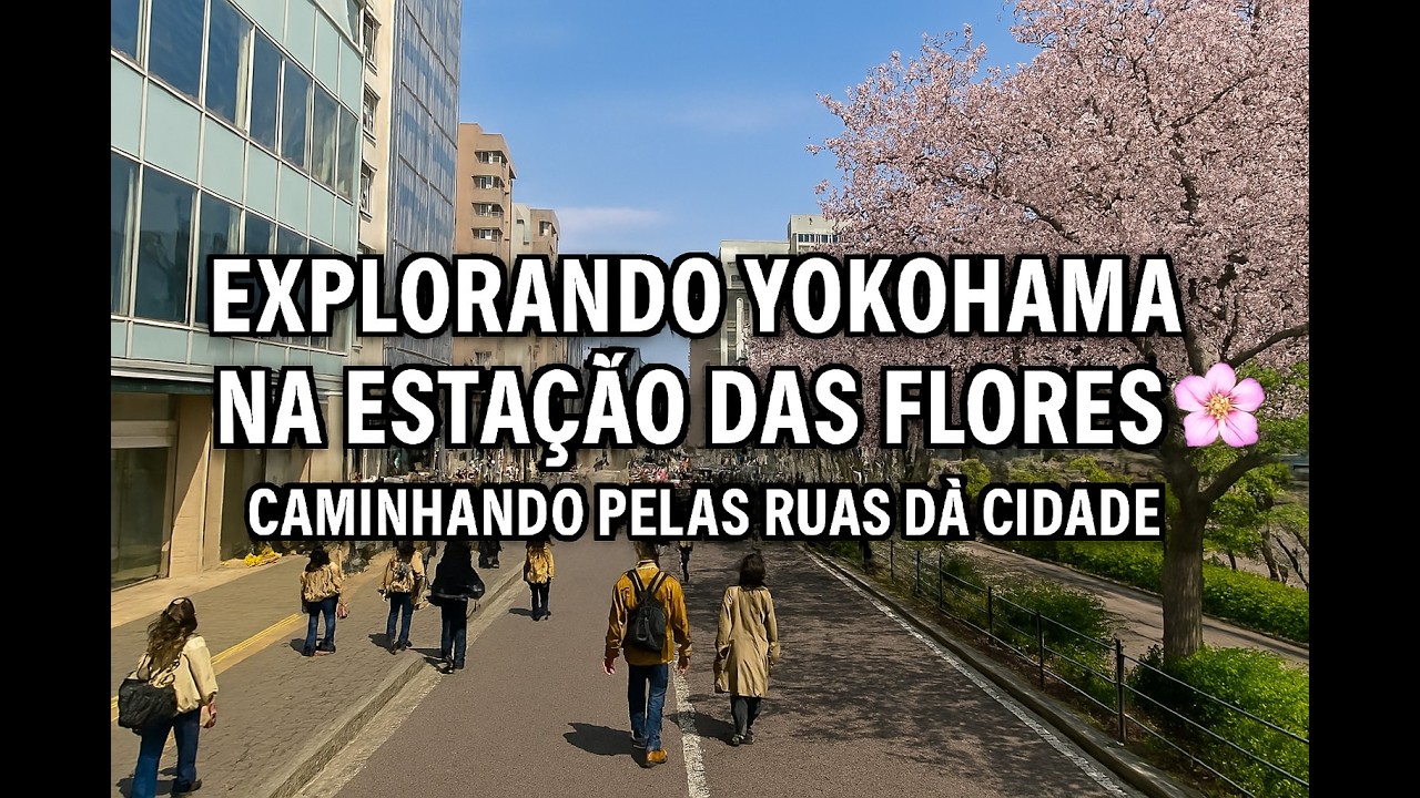 Explorando Yokohama na Estação das Flores