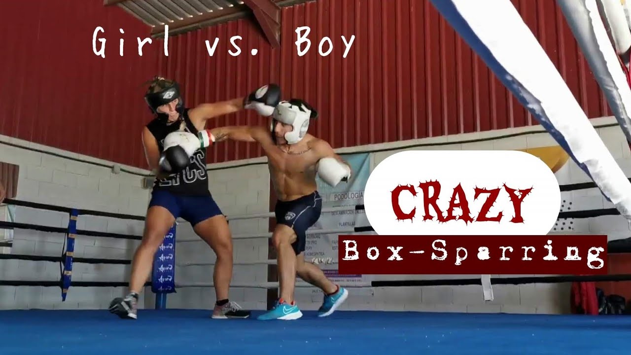 CRAZY Box-Sparring - Girl vs. Boy | Janette Gloger