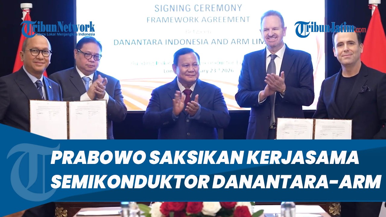 Prabowo Boyong Teknologi Chip Dunia ke RI, Danantara & Arm London Teken Kerja Sama Strategis!