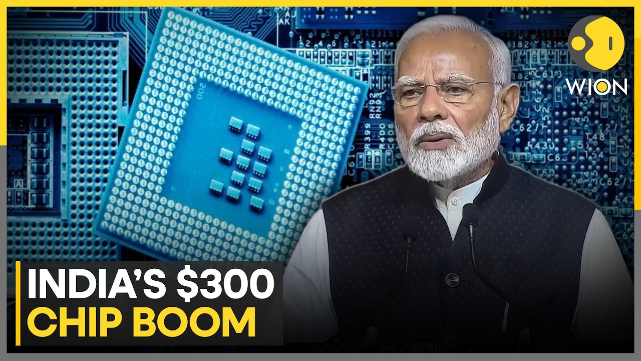 India Semiconductor Market Set to Hit $300 Billion, Projected Sixfold Growth by 2035 | WION