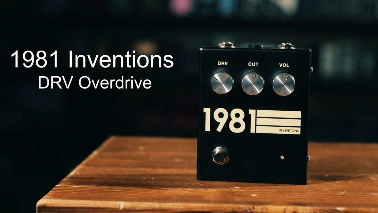 1981 Inventions DRV Overdrive / Бутиковый овердрайв / Green Day, RHCP, Led Zeppelin