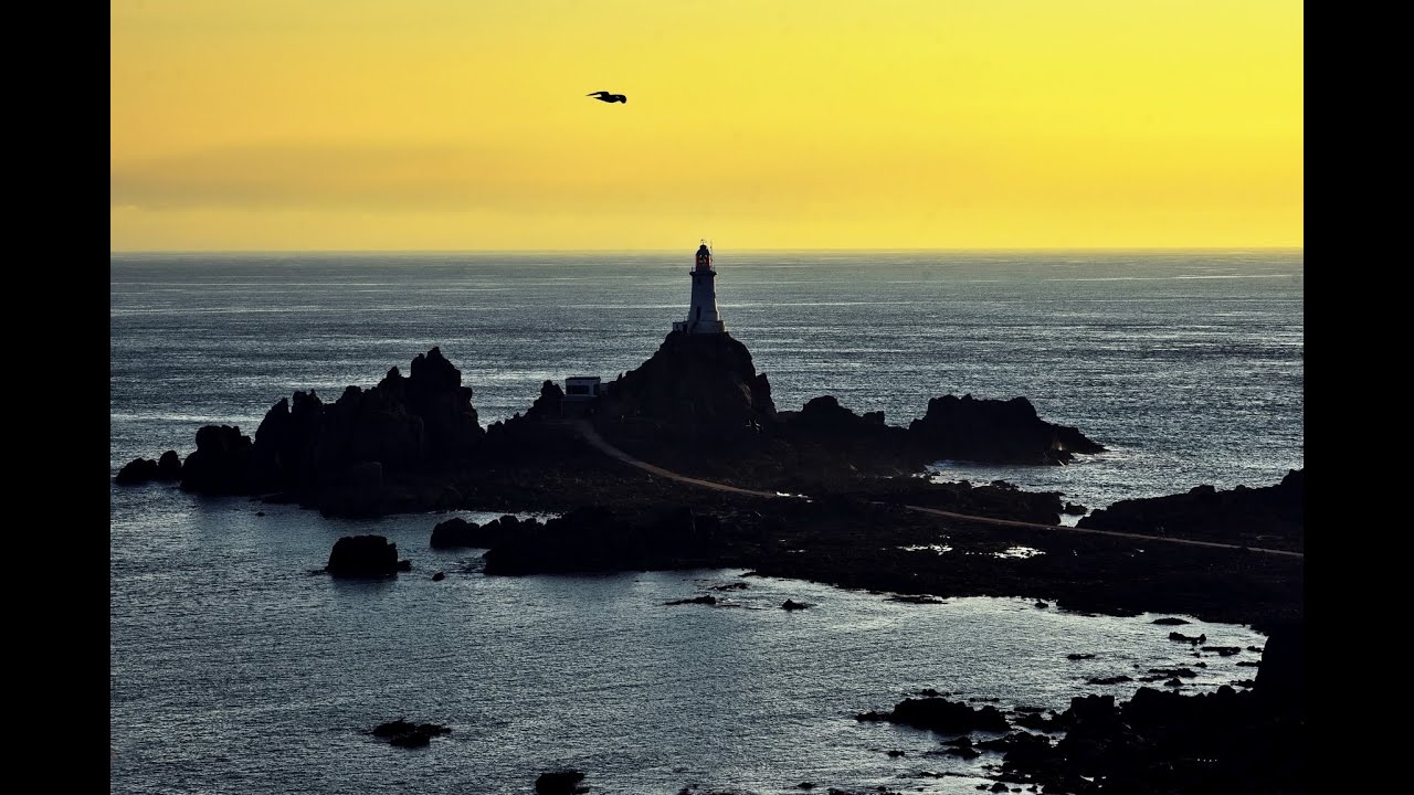 La Corbiere Lighthouse, Jersey, Channel Islands.