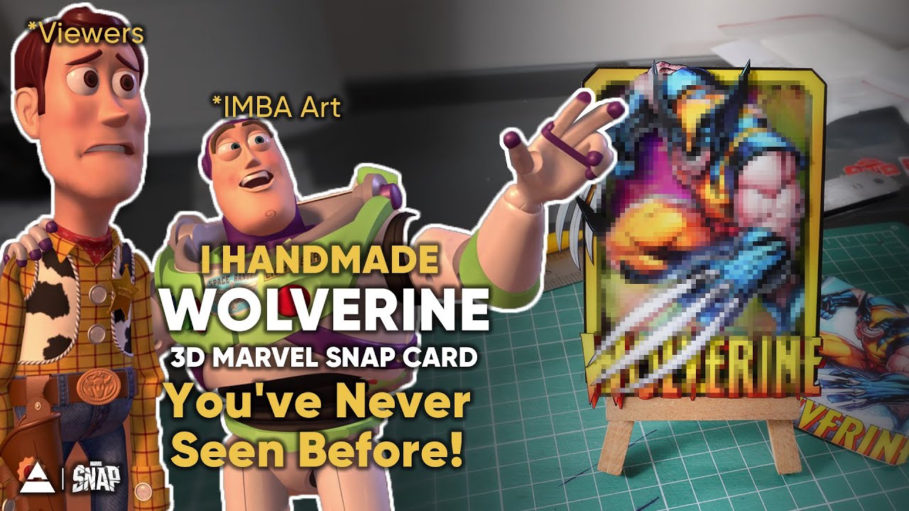 I handmade WOLVERINE you've NEVER seen before! featuring WOLVERINE Marvel Snap