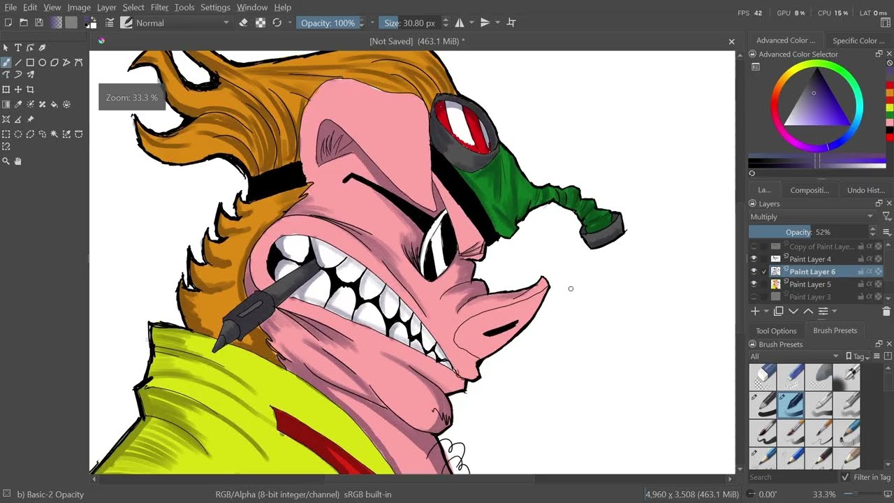MEET THE ARTIST! Drawing my Profile Picture #art #drawing #illustration #pig #profilepic