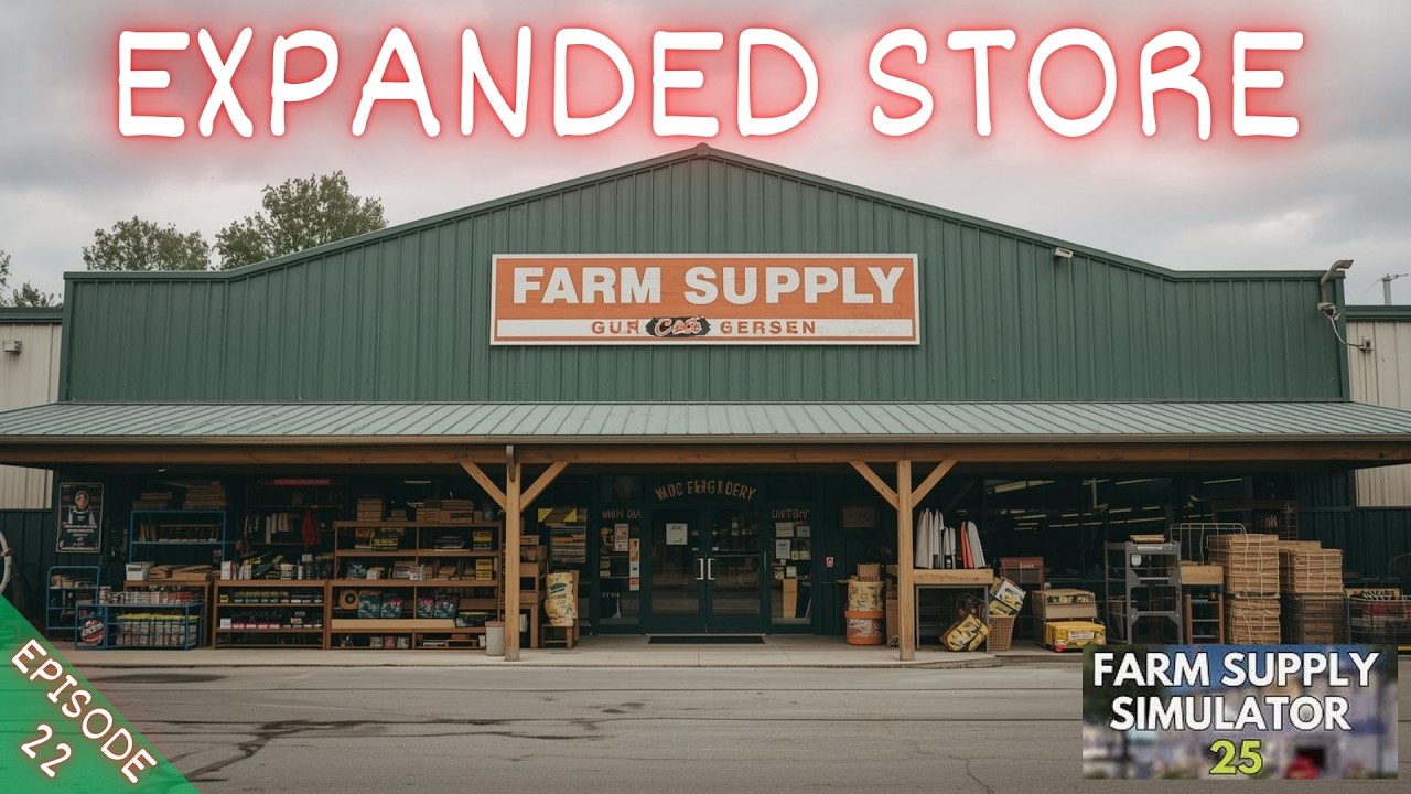 EXPANDED STORE - Farm Supply Simulator 25 - Episode 22
