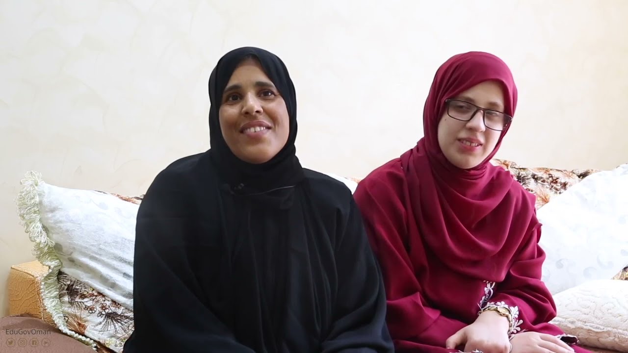 الطالبة نغم التميمية من معهد عمر بن الخطاب للمكفوفين