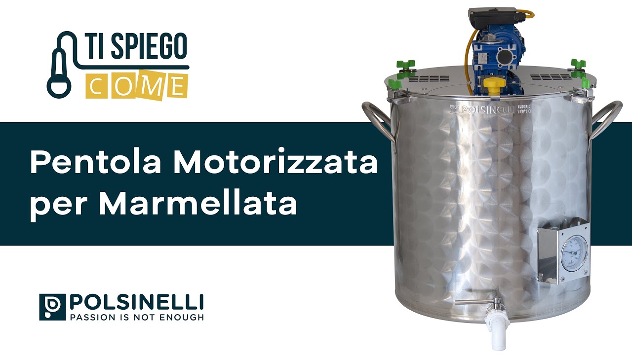 Come è fatta la nostra pentola motorizzata per marmellata