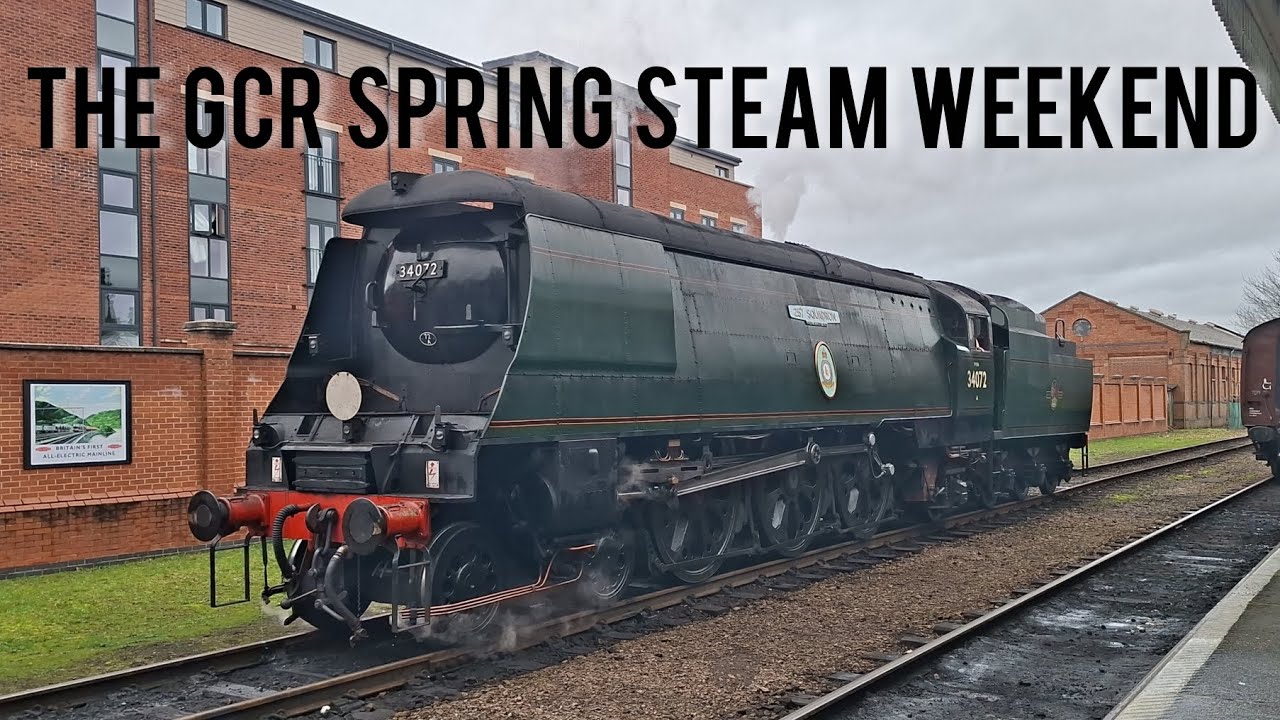 The GCR spring steam weekend 2026