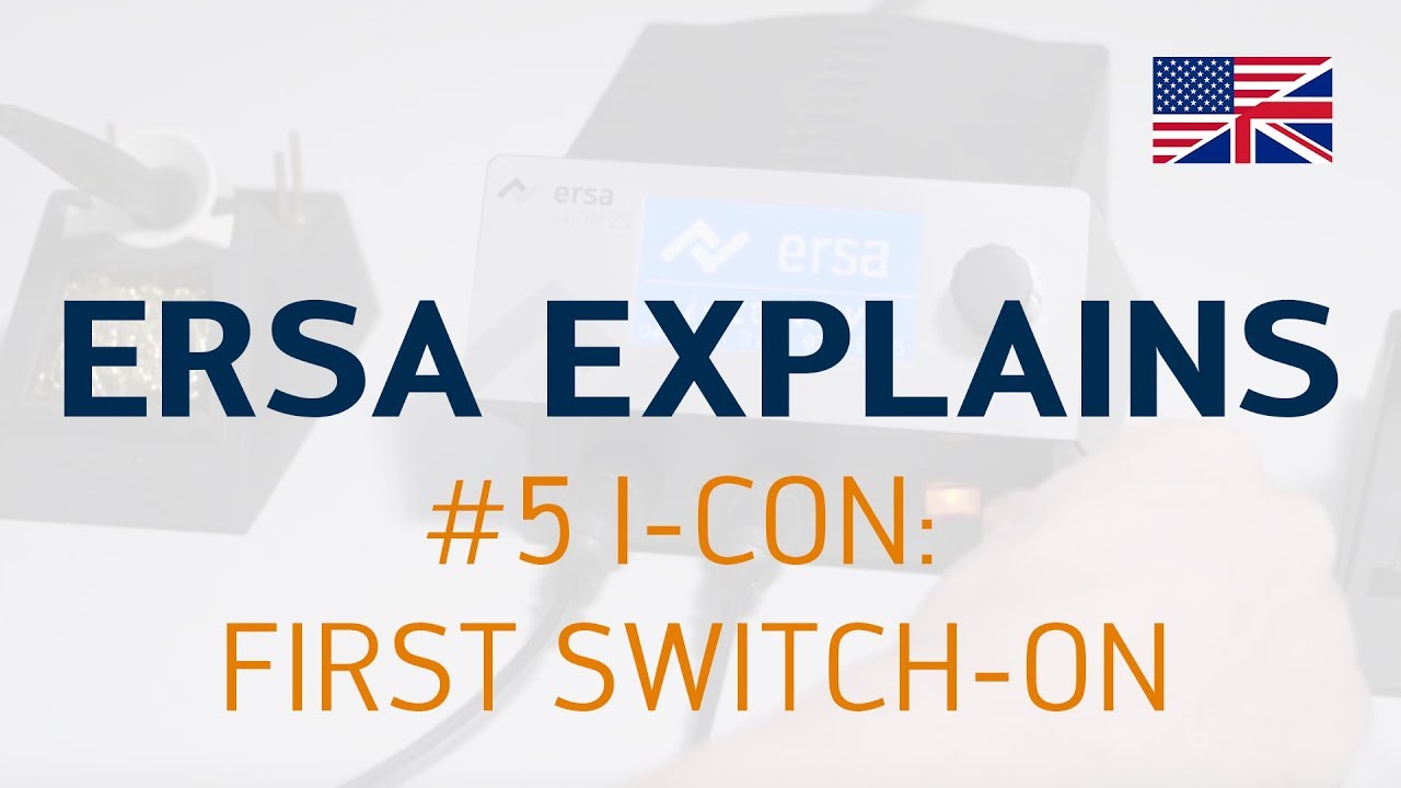 Ersa explains #5 &ndash; i-CON: first switch-on