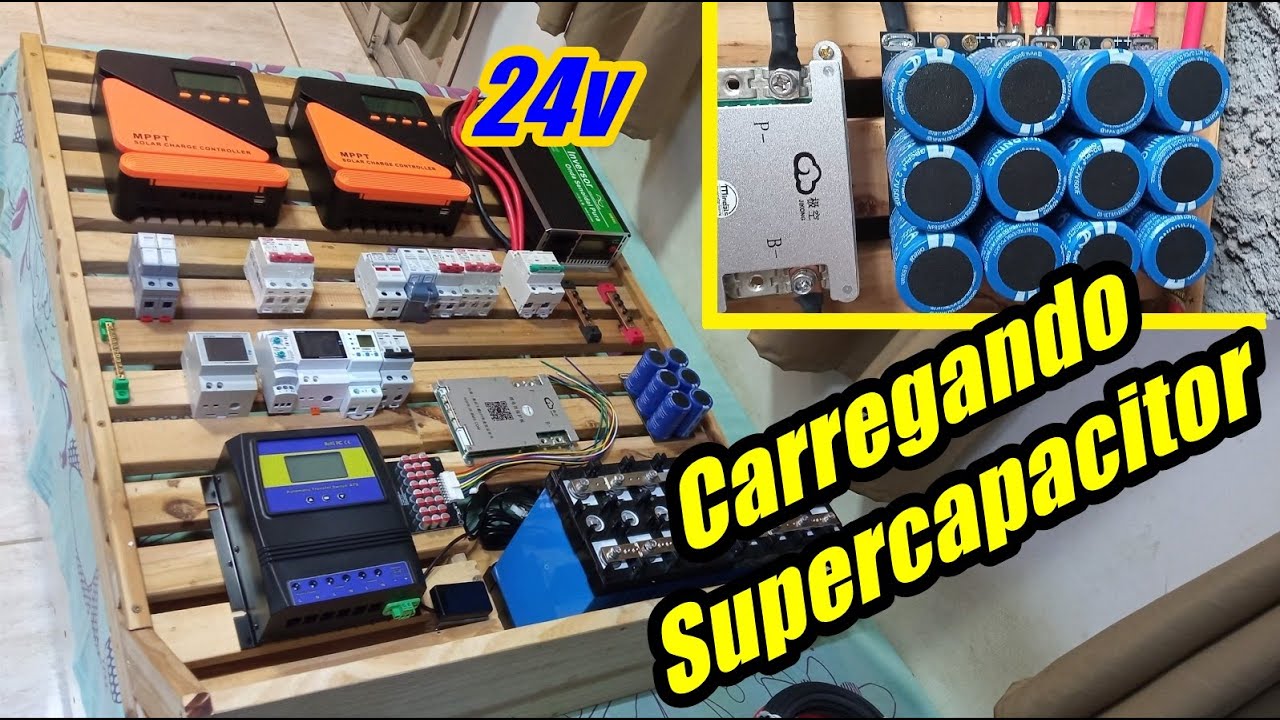 Montando Meu Sistema Solar #20 - Carregando os Supercapacitores