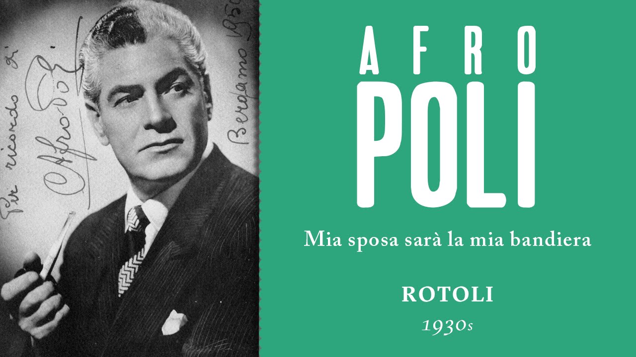 Afro Poli - Mia sposa sar&agrave; la mia bandiera - 1930s