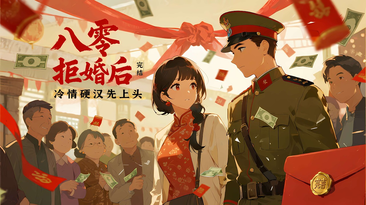 【八零拒婚后，冷情硬汉先上头】完結，她重生回被婚闹毁命那天，当场退婚打脸冷血婆家。转身嫁给硬汉兵哥假结婚，本想各过各的，却不料他工资全交，人也夜夜守床边，直到她发现肚子里多了个崽。