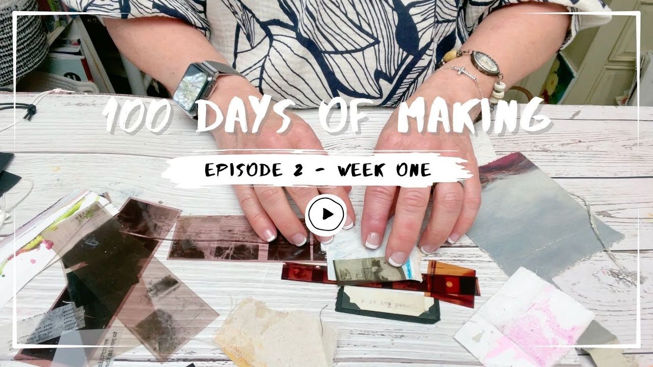 100 Days of Making – Week One | My Creative Process & First Projects