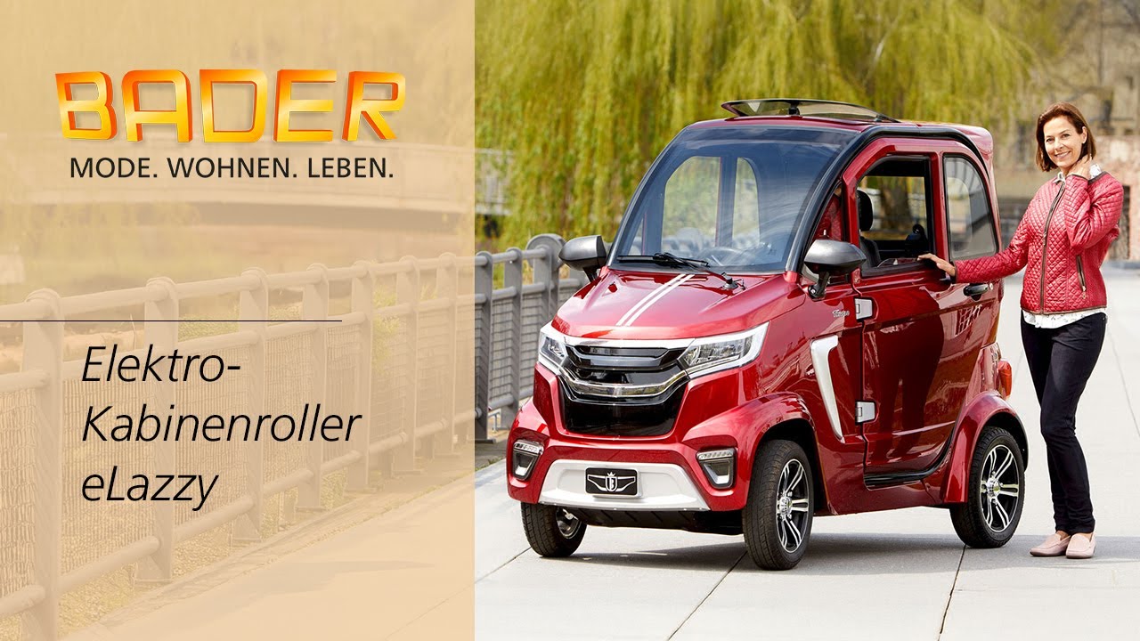 Elektro Kabinenroller 45 km/h Auto, bis 70 km Reichweite, E-Auto | BADER Versandhaus