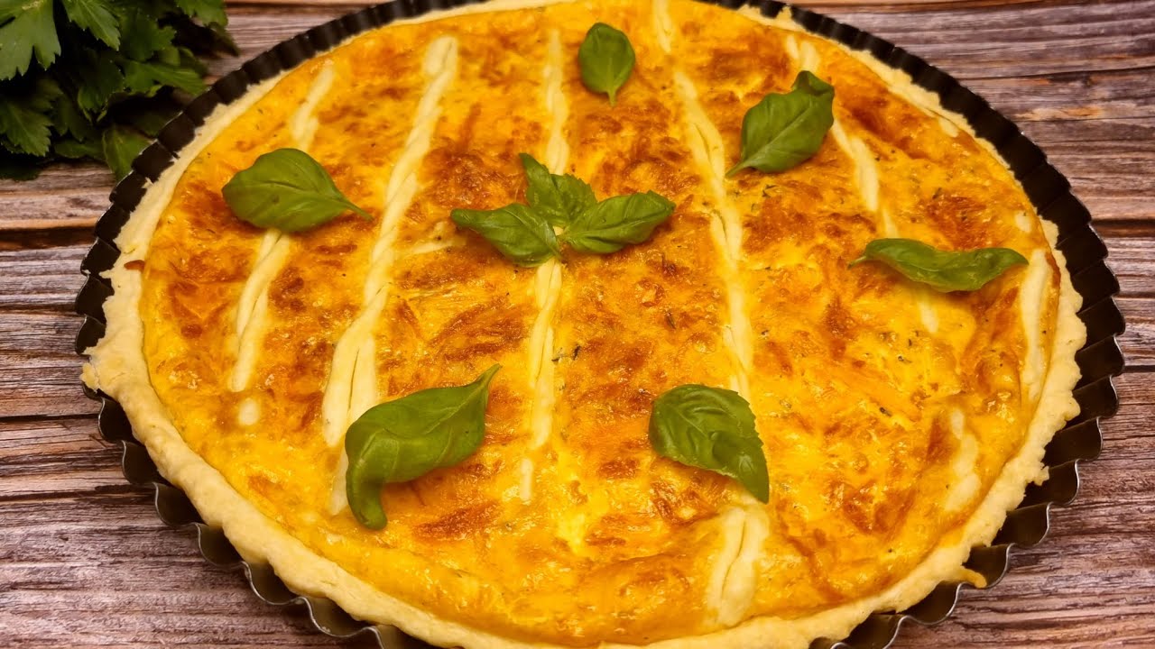 Сырный киш. K&auml;se-Quiche