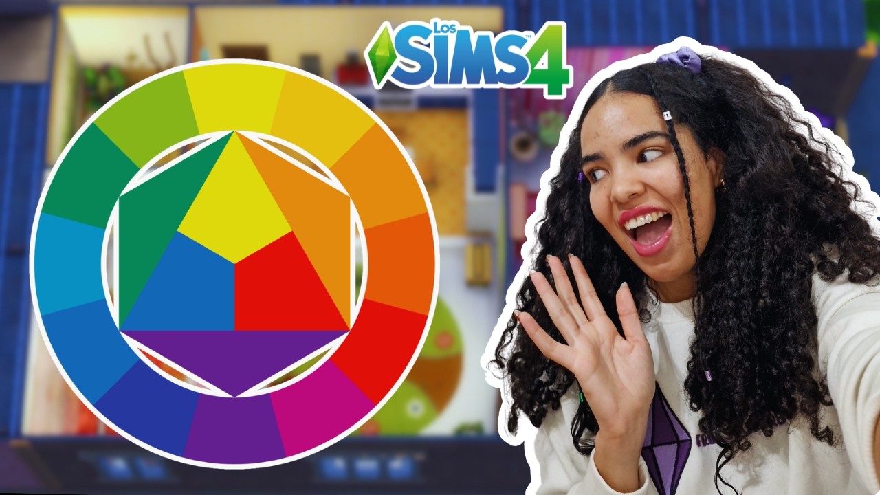 REFORMA de apartamento usando la COLORIMETRÍA || Teoría del color en los Sims 4🎡