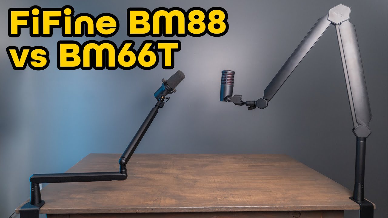 Which Mic Arm to Buy? Fifine BM88 vs BM66T Mic Arms Compared