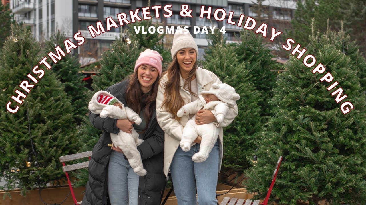 christmas market, holiday shopping, & an evening reading | vlogmas day 5 2022