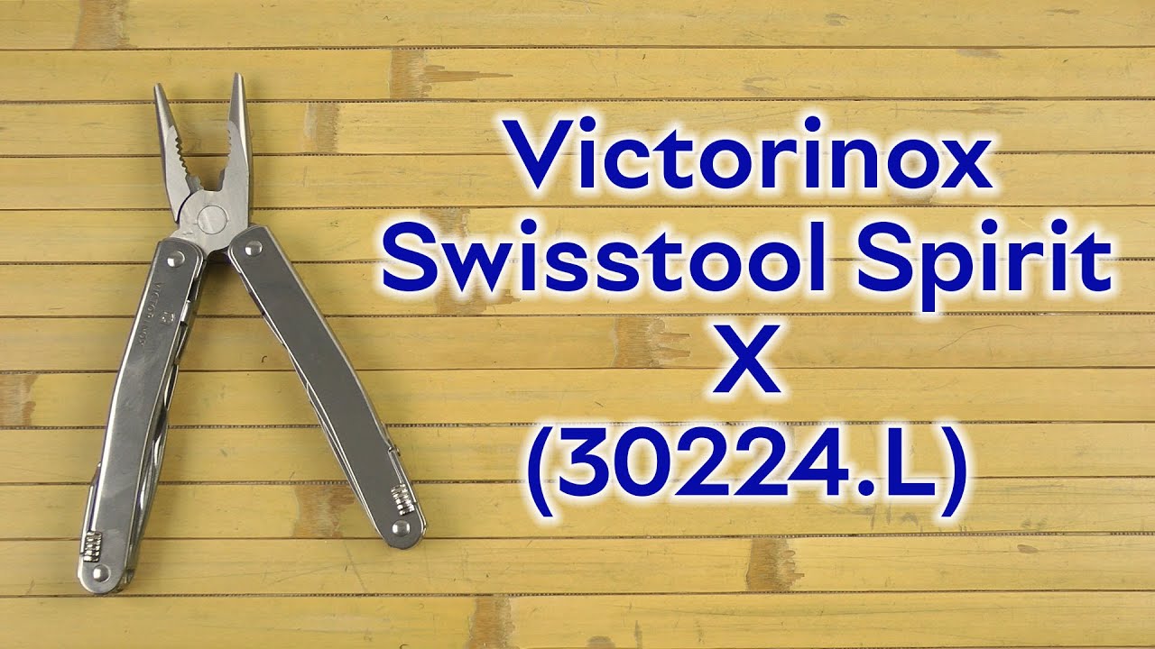 Розпаковка Victorinox Swisstool Spirit X (30224.L)