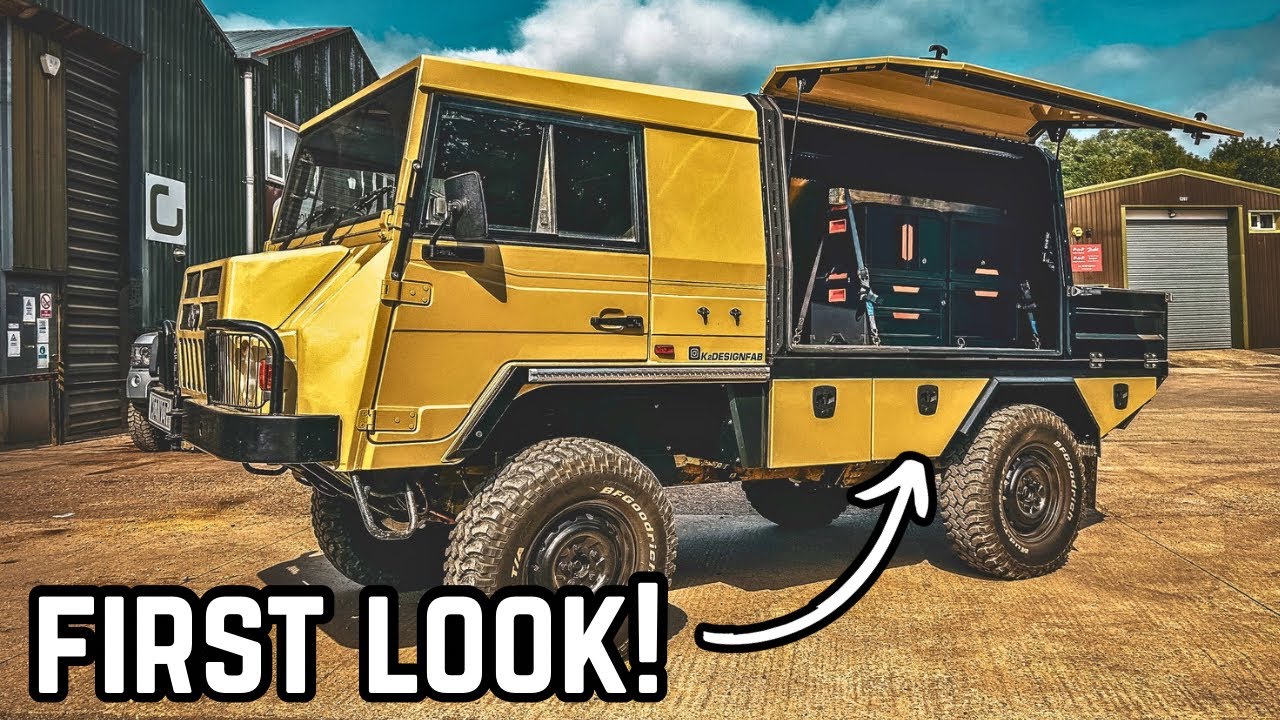 Pinzgauer tray back camper! The ultimate tough tourer!