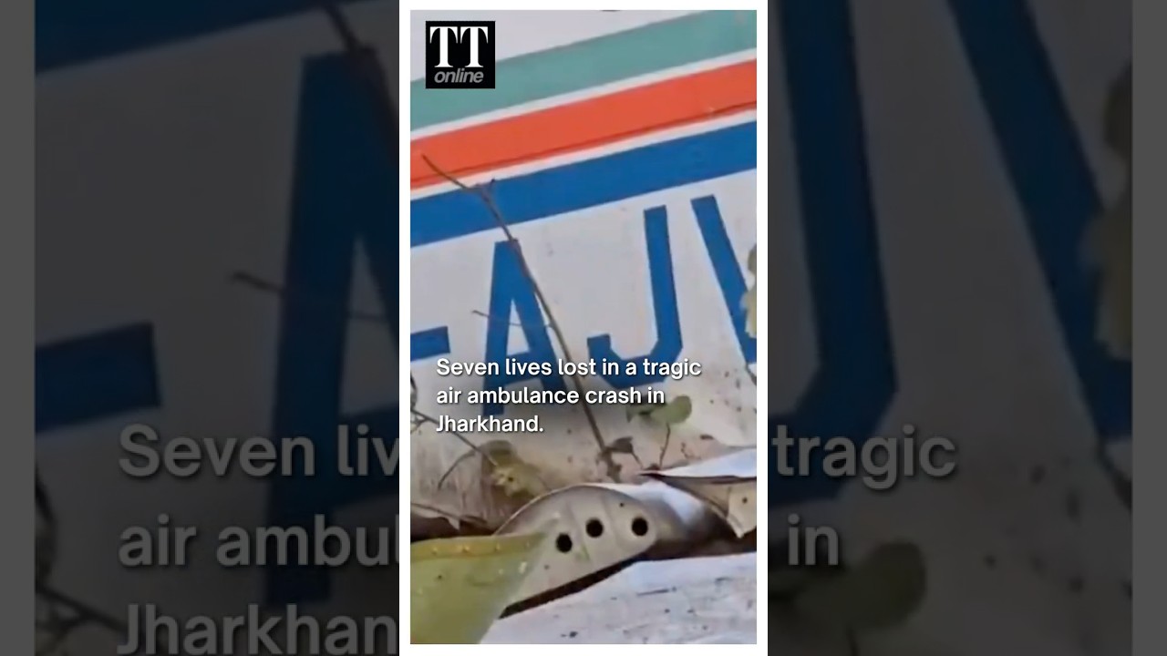 Jharkhand Air Ambulance Crash Kills Seven On Ranchi To Delhi Medical Flight