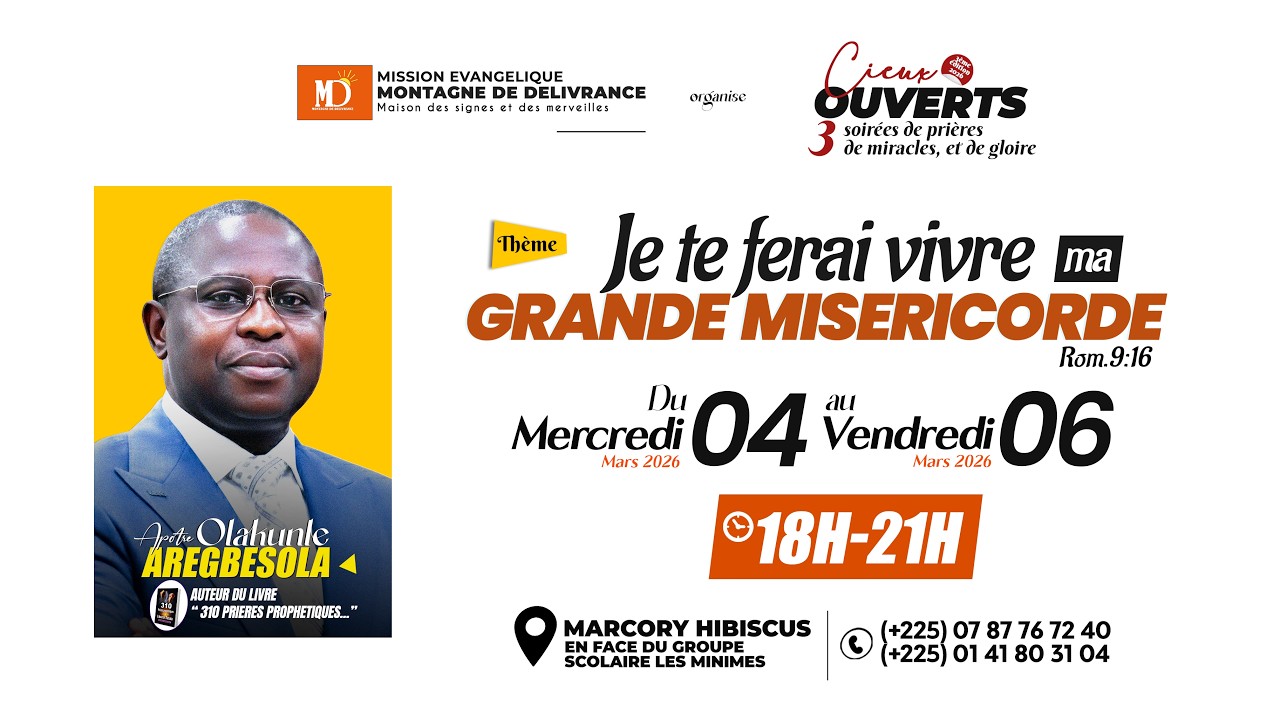 JE TE FERAI VIVRE MA GRANDE MISERICORDE ||CIEUX OUVERTS || Jour 2