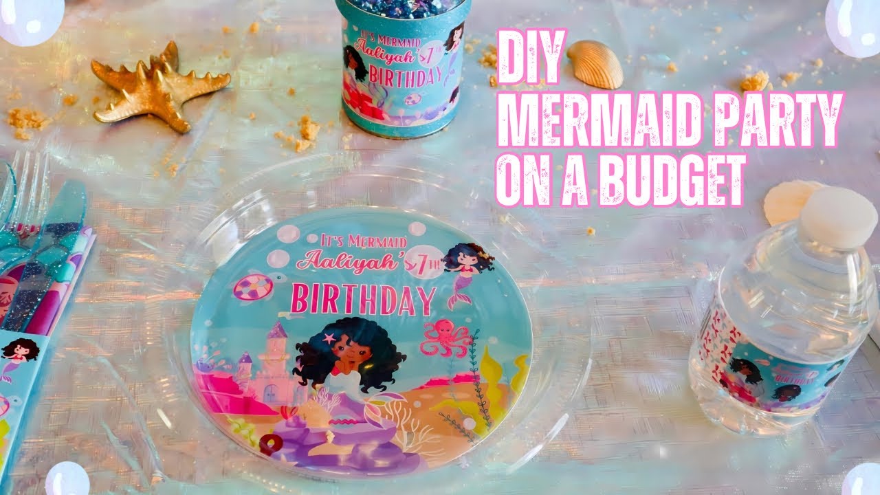 DIY Mermaid Party on a Budget | Affordable Custom Party Favors & Decorations
