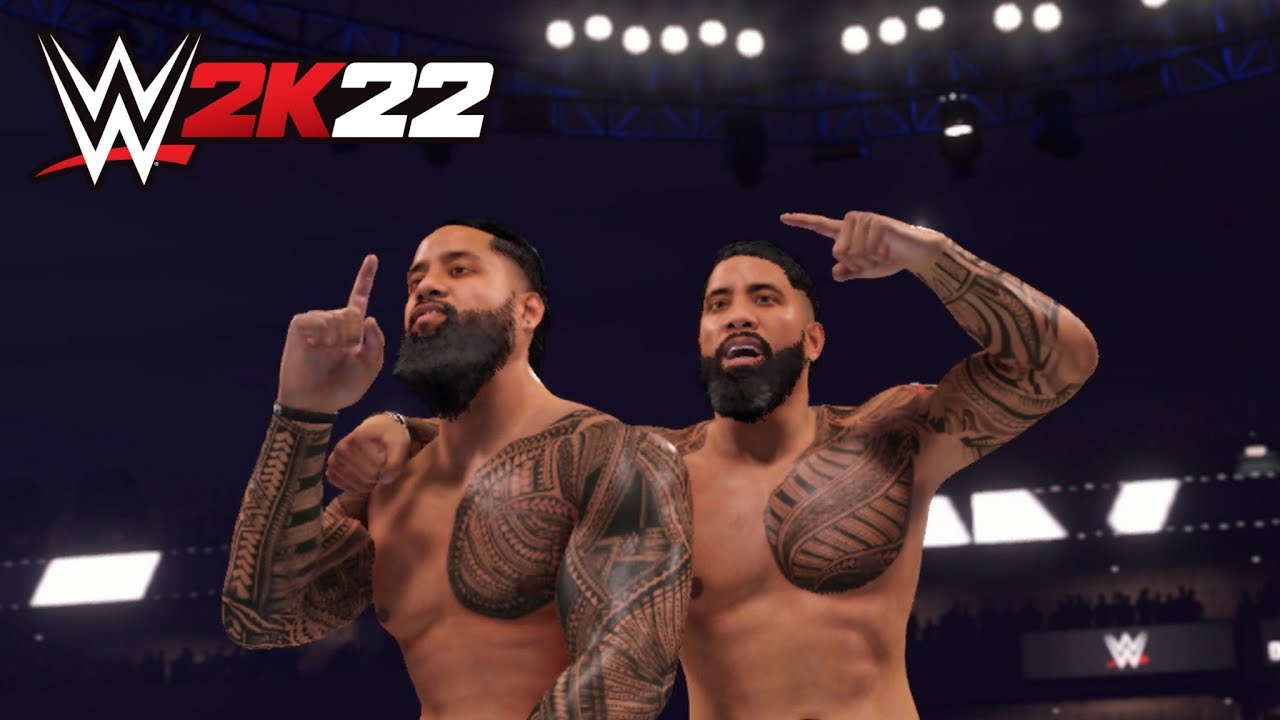 WWE 2K22 - The Usos (Entrance, Double-Team-Moves, Finisher)