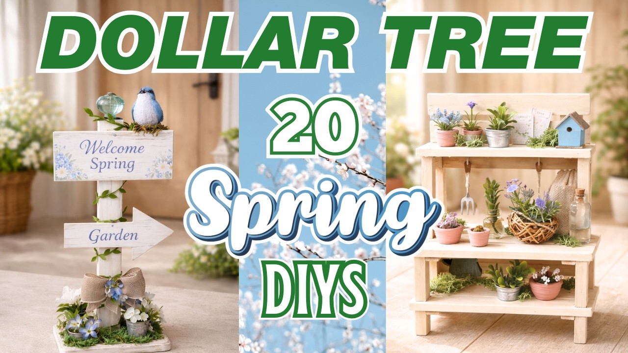 Crafty Spring 2026! Spring Dollar Tree DIYs Everyone Is Loving 🌿