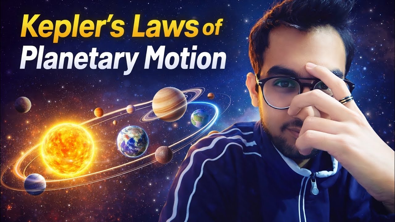 Kepler’s First Law Explained in Hindi | Law of Orbits Easy 🌍