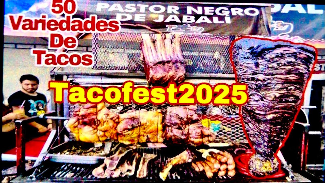 Así se vivió el TACO FESTS 2025/ jabalí búfalo pescado carnitas cochinita pibil y muchos tacos más