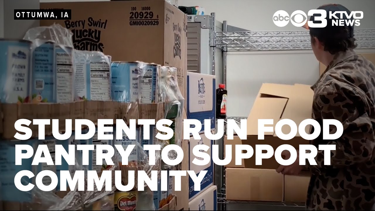 Students run food pantry to support the Ottumwa community