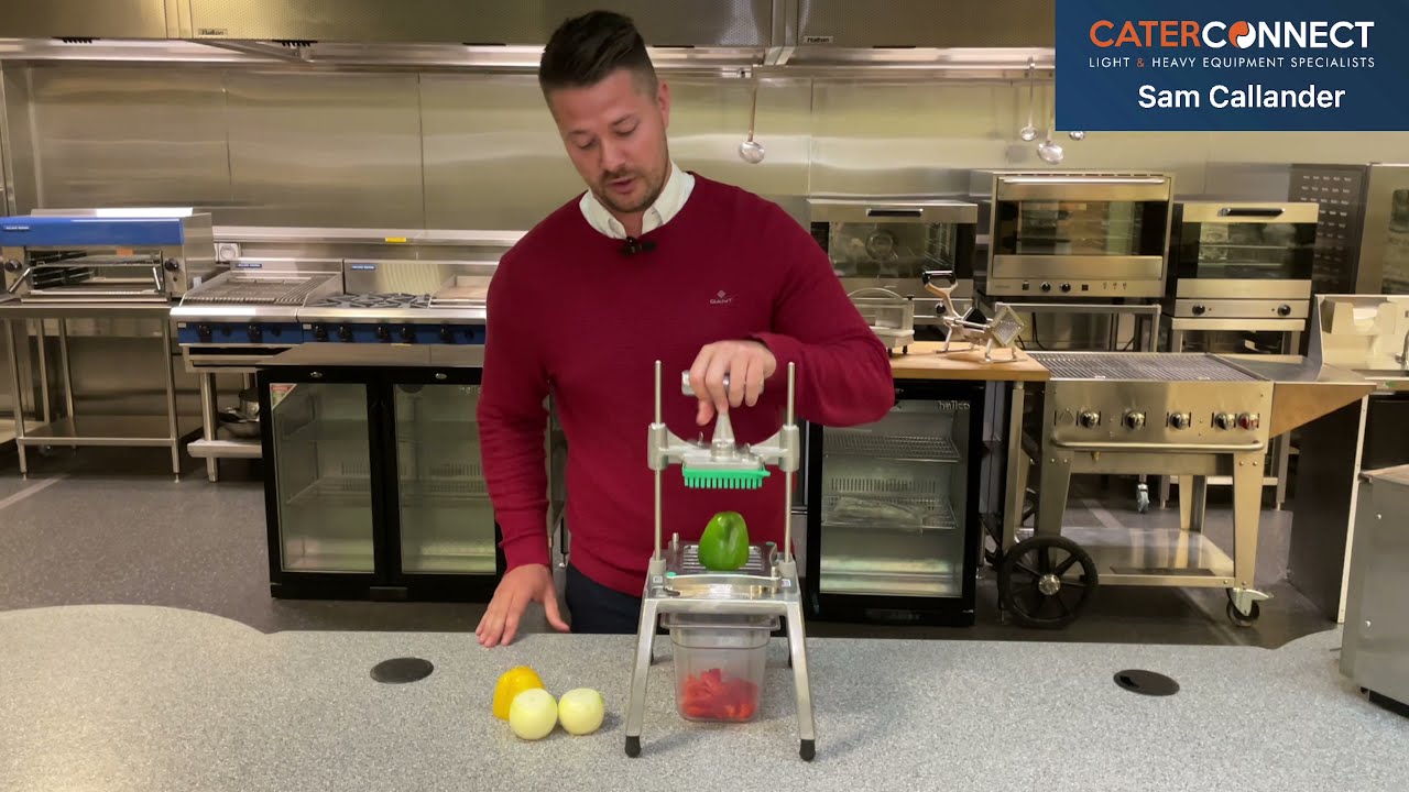 Nemco Easy Chopper 3 Vegetable Preparation Unit Demonstration