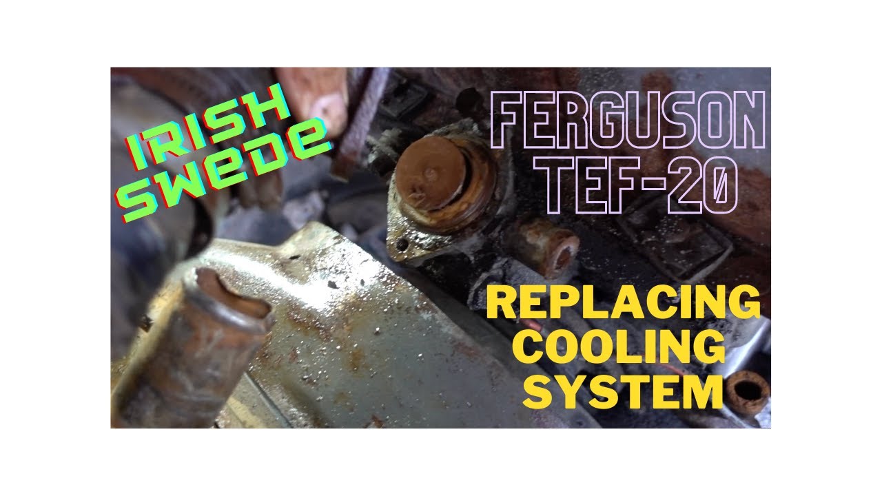 First job on my Ferguson TEF-20 replacing the cooling system