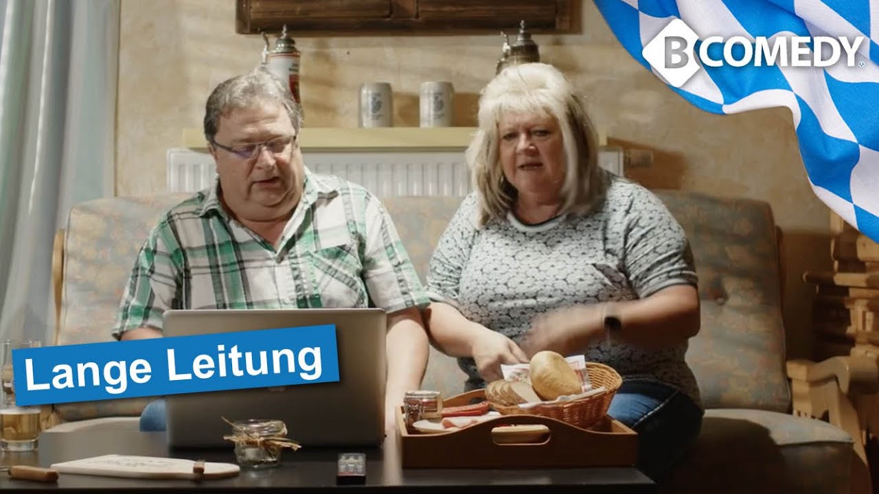 Bayern-Comedy: Lustige Frage: Wer steht hier auf der Leitung?