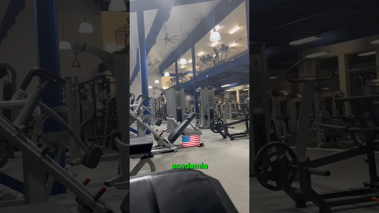 Academia 24 horas aqui nos Estados Unidos #estadosunidos #brasileirosnosestadosunidos #vidaamericana