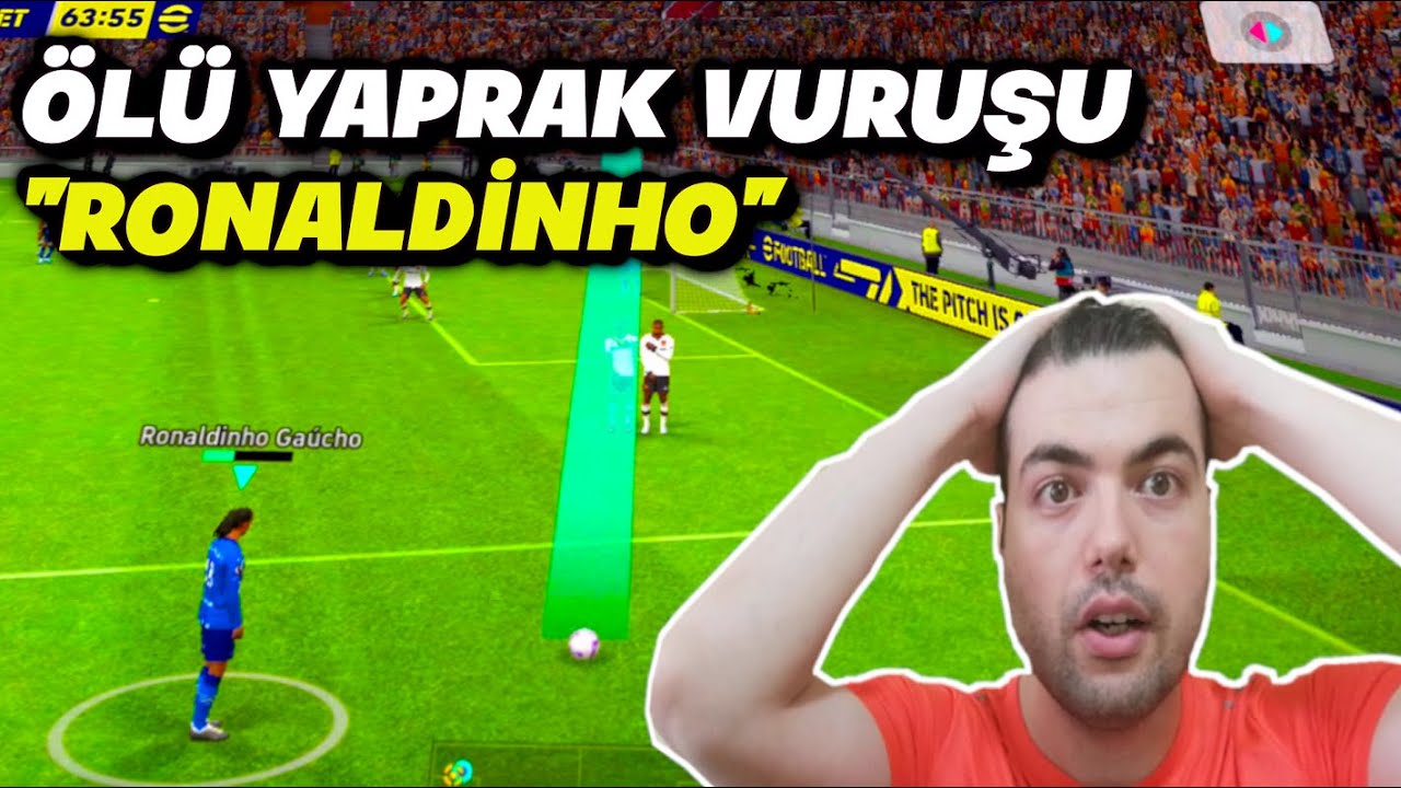 RONALDİNHO 'DAN HARİKA FRİKİK GOLÜ 🚀 ÖLÜ YAPRAK VURUŞU ( eFootball 2023 Mobile )