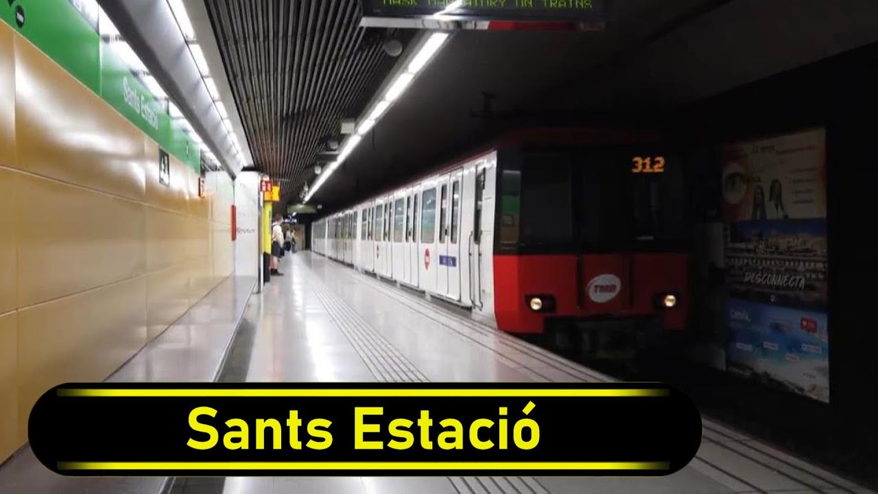 Metro Station Sants Estació - Barcelona 🇪🇸 - Walkthrough 🚶