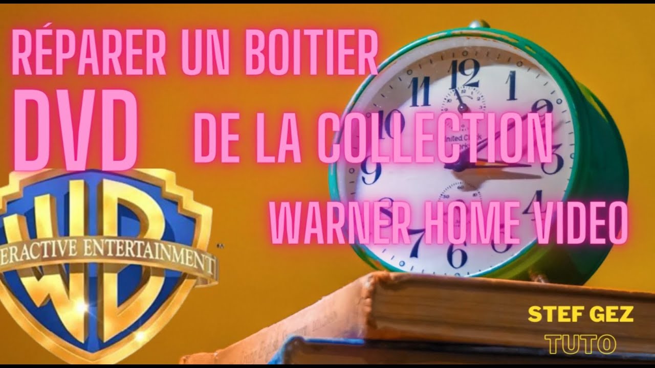 🆘TUTO🆘Réparer les boitiers DVD collection WARNER HOME VIDEO How to repair Warner Home Video DVD box
