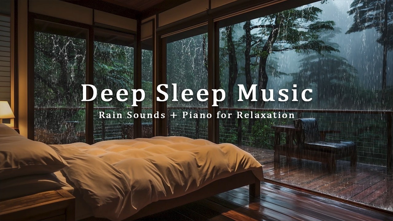 Calm Your Mind – Soft Piano & Rain for Better Sleep