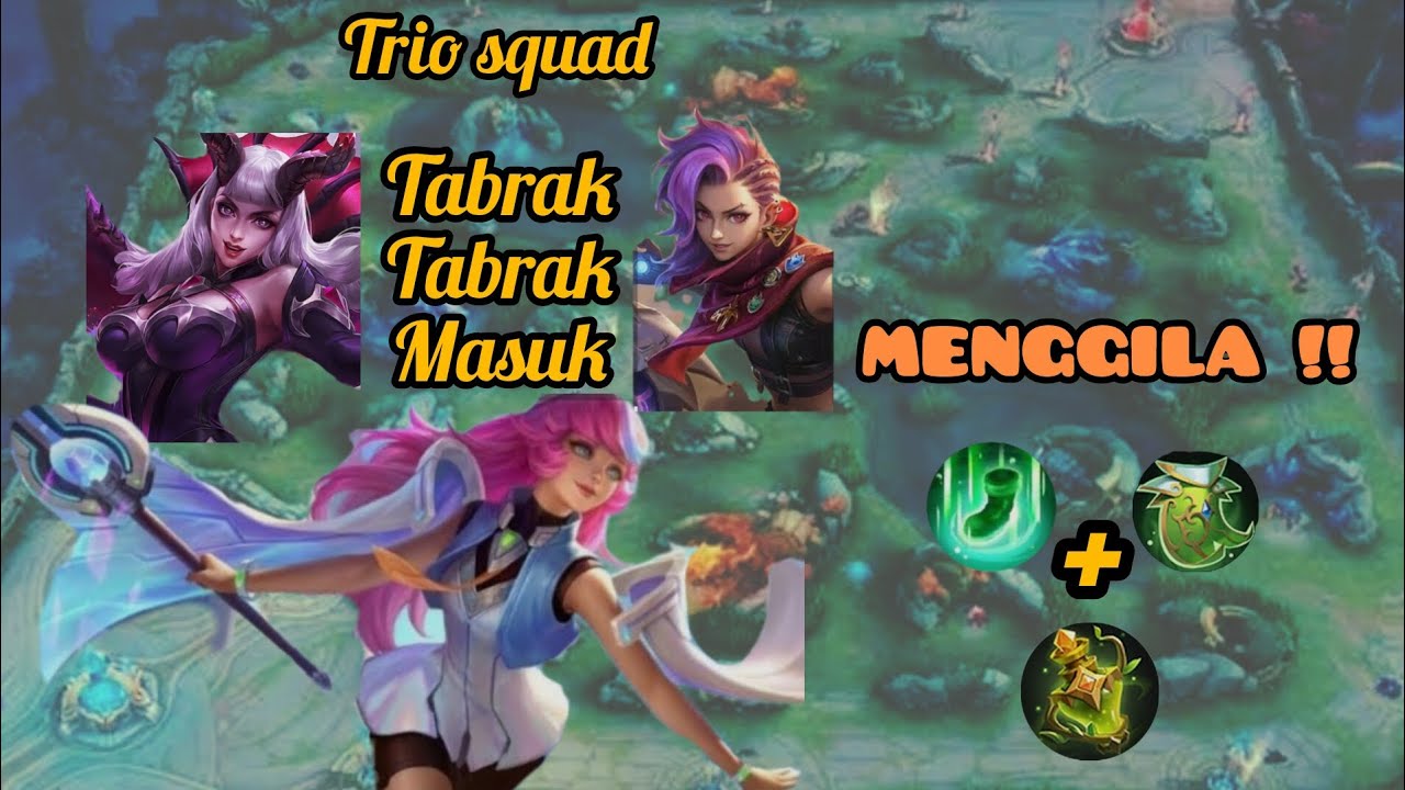 Trio TTM 🔥🔥#mobilelegends #mlbb #gameplay #fyp #gamer #video 