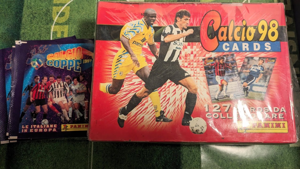 Serie A soccer card break - Calcio 98 and Coppe!