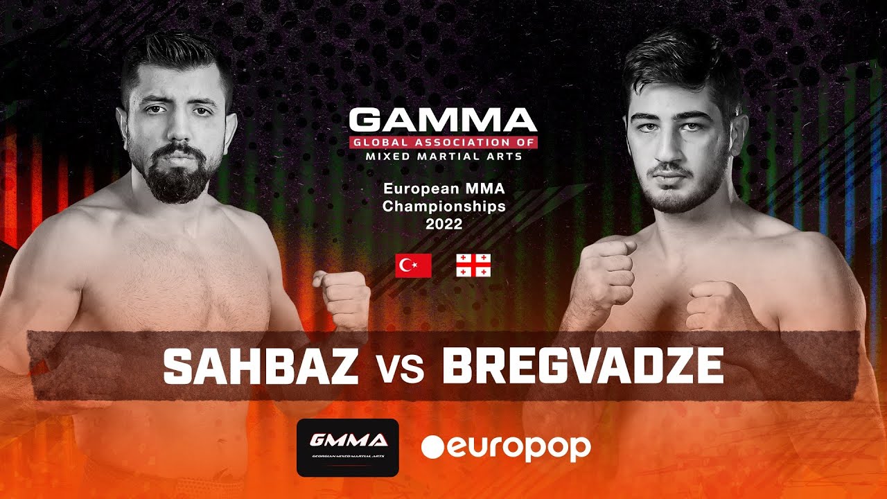 Finals  MMA Striking -83.9kg Yunus Emre Sahbaz v Nika Bregvadze GAMMA European Championships 2022
