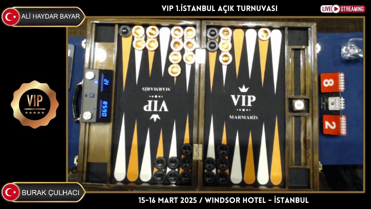 Ali Haydar BAYAR - Burak ÇULHACI / 1.Vip İstanbul Açık Turnuvası