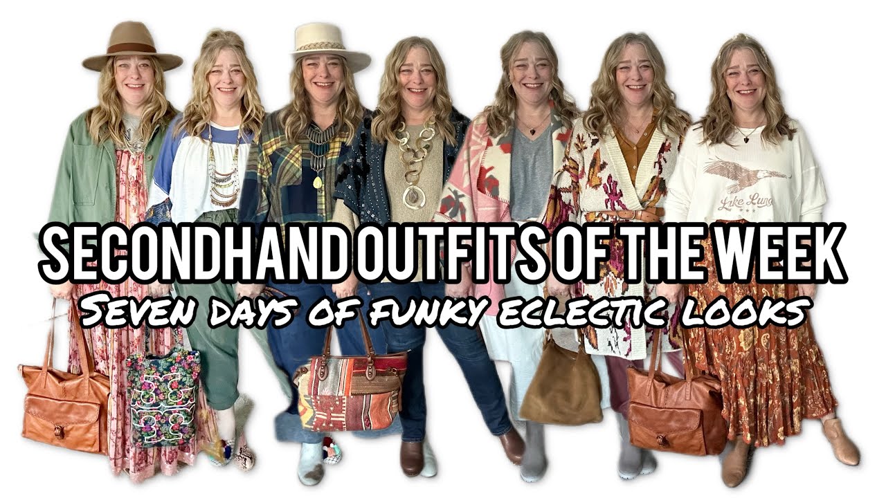 Secondhand Outfits of the Week | Get Ready With Me | Funky Eclectic Style