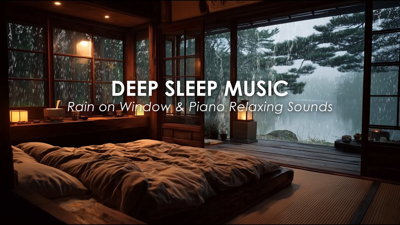 Music for Easy Sleep: Soothing Piano Melodies Blended with Soft Rain Sounds