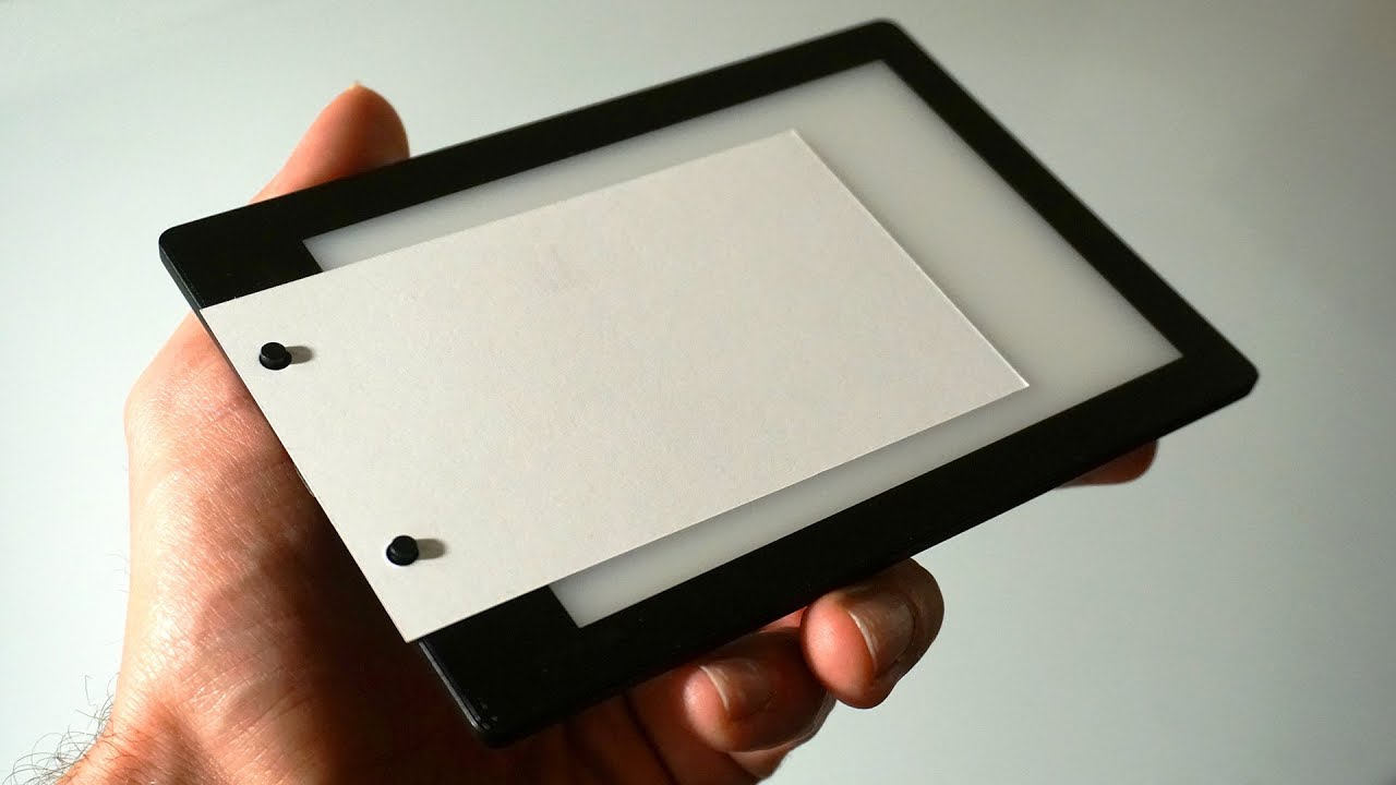 My New Light Pad Prototype for Making Flipbooks